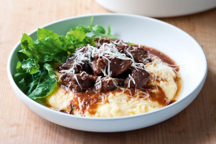 Picture of Italian beef stew called peposo.